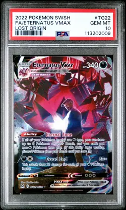 2022 Pokemon Eternatus VMAX - Lost Origin - TG22/TG30 - PSA 10 Gem MT - Image 2