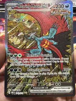 POKEMON Prismatic Evolutions ROARING MOON EX SIR Special Illustration 162/131 - Image 1