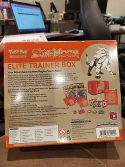 Sun and Moon Base ETB Factory Sealed [Solgaleo] Pokemon Elite Trainer Box - Image 3