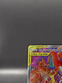Pokemon TCG Charizard & Braixen GX Tag Team SM230 Sun & Moon Black Star Promo NM - Image 2