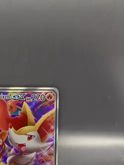 Pokemon TCG Charizard & Braixen GX Tag Team SM230 Sun & Moon Black Star Promo NM - Image 3