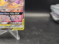 Pokemon TCG Charizard & Braixen GX Tag Team SM230 Sun & Moon Black Star Promo NM - Image 5