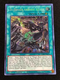 Yugioh Tri-Brigade Airborne Assault PHRA-EN053 1ST SECRET (NM) - Image 1