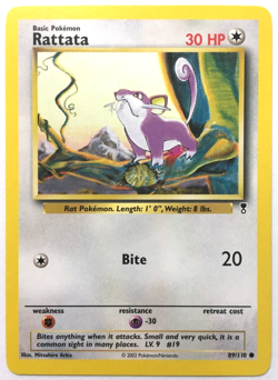 Rattata Pokemon 2002 Legendary Collection card 89/110 - Image 1