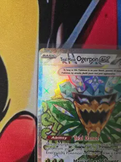 Pokemon TCG Teal Mask Ogerpon EX Scarlet Violet Holo Ultra Rare Card 190/167 - Image 2