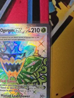 Pokemon TCG Teal Mask Ogerpon EX Scarlet Violet Holo Ultra Rare Card 190/167 - Image 3