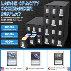 Ultimate Trading Card Storage Box - Holds 18,000+ Cards, 48 Dividers & Labels - Image 2