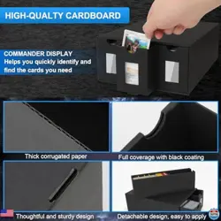 Ultimate Trading Card Storage Box - Holds 18,000+ Cards, 48 Dividers & Labels - Image 5