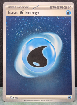 Water Energy SVE 003 Pokemon TCG Cosmos Holo Foil Scarlet Violet 151 Card NM - Image 1