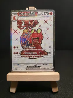Pokemon TCG Magcargo EX 191/166 Twilight Masquerade Full Art Ultra Rare Card NM - Image 1