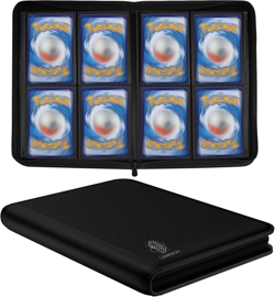 Trading Card Binder with Sleeves, Premium 4 Pocket Ringless Card Binder 160 S... - Image 2