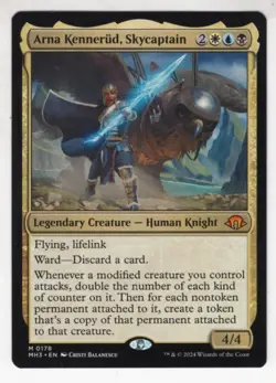 MTG Modern Horizons 3 Mythic Card #178 Arna Kennerud, Skycaptain - Image 1