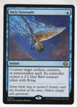 MTG Modern Horizons 3 Rare Card #71 Strix Serenade - Image 1