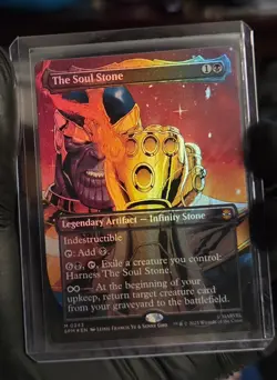 MTG The Soul Stone (Borderless) Marvel's Spider-Man Foil MINT - Image 3