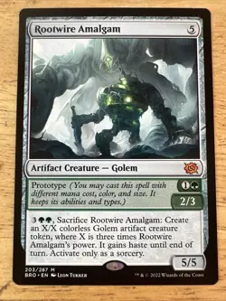 Rootwire Amalgam - 203 - BRO - NM - MTG Magic the Gathering - Image 1