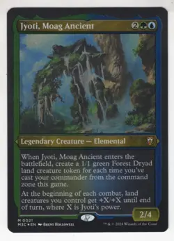 MTG Modern Horizons 3 Commander Etched Foil Mythic #0021 Jyoti Moag Ancient - Image 1