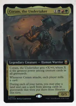 MTG Modern Horizons 3 Commander Mythic Foil #0027 Coram The Undertaker - Image 1