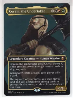 MTG Modern Horizons 3 Commander Mythic Card #0011 Coram The Undertaker - Image 1