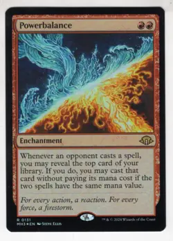 MTG Modern Horizons 3 Foil Rare Card #131 Powerbalance - Image 1