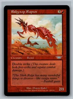 Magic The Gathering Legions Ridgetop Raptor #108/145 MTG TCG CCG - Image 1