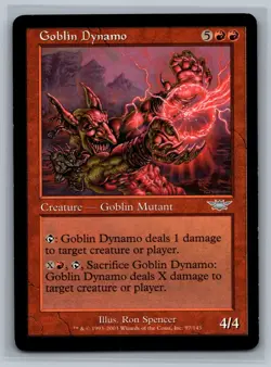Magic The Gathering Legions Goblin Dynamo #97/145 MTG TCG CCG - Image 1