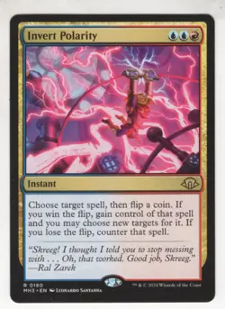 MTG Modern Horizons 3 Rare Card #190 Invert Polarity - Image 1
