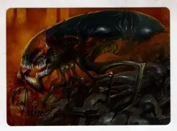 MTG Modern Horizons 3 Gold Parallel Art Card #132 Cranial Ram - Image 1