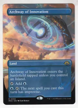 MTG Modern Horizons 3 Rare Card #350 Archway of Innovation (Borderless) - Image 1