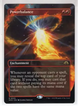 MTG Modern Horizons 3 Rare Card #335 Powerbalance (Borderless) - Image 1