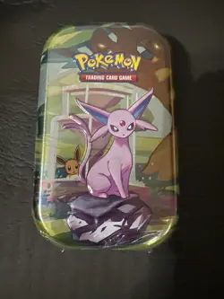 Prismatic Evolutions Mini Tin - Espeon Art - Sealed Brand New - Pokemon TCG - Image 1