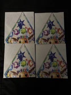 Pokemon TCG - Prismatic Evolutions - Eeveelution Poster- NEW X4 - Image 1