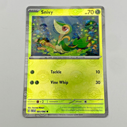 Snivy Pokemon Scarlet Violet Black Bolt Poke Ball Pattern 001/086 - Image 1