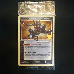 Greninja Gold Star SWSH144 Black Star Promo Pokemon Celebrations Sealed 🔥 - Image 1