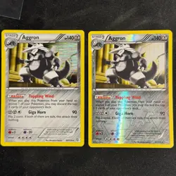 AGGRON 80/124 REVERSE HOLO CARD LOT POKEMON DRAGONS EXALTED - Image 1