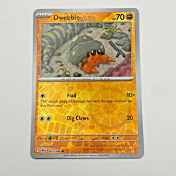 Dwebble Pokemon Scarlet Violet Black Bolt Reverse Holo 051/086 - Image 1