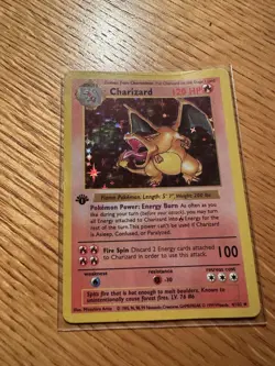 1999 Pokemon Shadowless Charizard 1st Edition Base Set 4/102 - Image 1