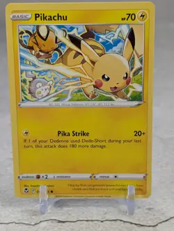 Pokemon Sword & Shield TCG - Silver Tempest - Pikachu - 049/195 - Image 3