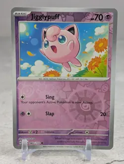 Pokemon Jigglypuff SV02: Paldea Evolved 083/193 Near Mint NM Reverse Holo - Image 1