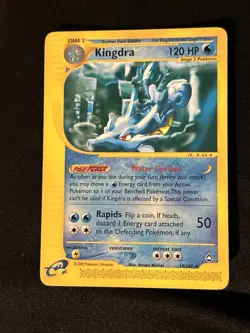Kingdra 019/147 Aquapolis Rare Pokemon Card! Excellent Condition Vintage eSeries - Image 1