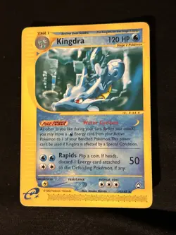 Kingdra 019/147 Aquapolis Rare Pokemon Card! Excellent Condition Vintage eSeries - Image 2