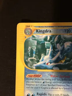 Kingdra 019/147 Aquapolis Rare Pokemon Card! Excellent Condition Vintage eSeries - Image 3