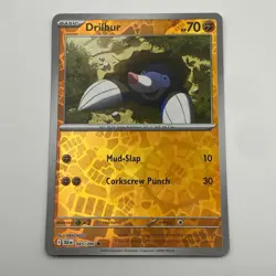 Drilburr Pokemon Scarlet Violet Black Bolt Reverse Holo 045/086 - Image 1