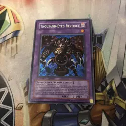 YUGIOH THOUSAND-EYES RESTRICT MC1-EN004 SECRET LIMITED ED HP - Image 1