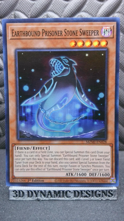 | Yugioh Earthbound Prisoner Stone Sweeper MZMI-EN028 1st Super Rare NM/M 🔥 | - Image 1