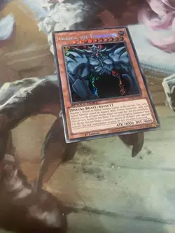 yugioh MISPRINT Obelisk the Tormentor SBCB-EN202 NM 1st edition Secret Rare - Image 4