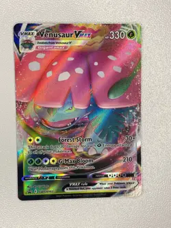 English Pokemon TCG Venusaur VMAX Promo Sword & Shield Promo Cards SWSH102 NM - Image 1