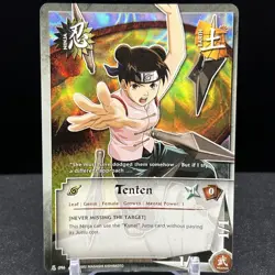 Tenten 096 1st Edition Wavy Foil Naruto CCG Card - Image 1