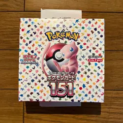 Pokemon Card 151 sv2a Booster Box Japanese Scarlet & Violet without shrink - Image 1