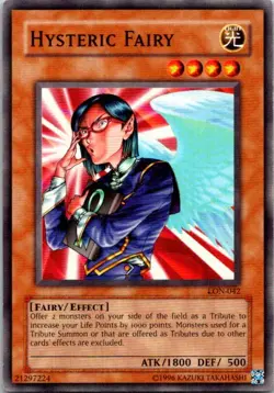 Hysteric Fairy LON-042 Yu-Gi-Oh! Card Light Play Unlimited - Image 1