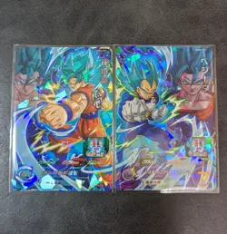 Sale! 2 cards set / Dragon Ball Heroes card Son goku Vegeta SSGSS UGM4-032,033 - Image 1